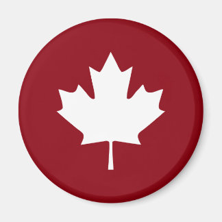 Kanada Maple Löv Magnet - Omvänd Färg