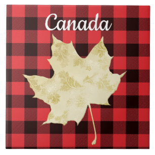 Kanada Maple Löv Red Play Kakelplatta