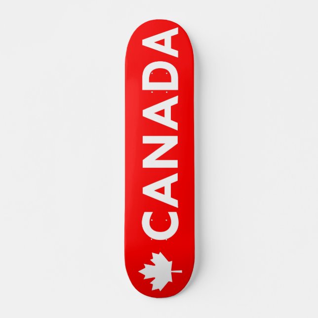Kanada Maple Löv Skate Deck (Framsida)