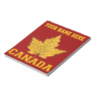 Kanada Maple Löv Souvenir Canada Varsity Antecknin Anteckningsblock