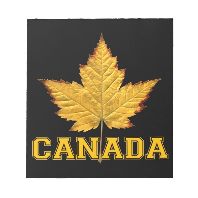 Kanada Maple Löv Souvenir Canada Varsity Antecknin Anteckningsblock (Framsida)