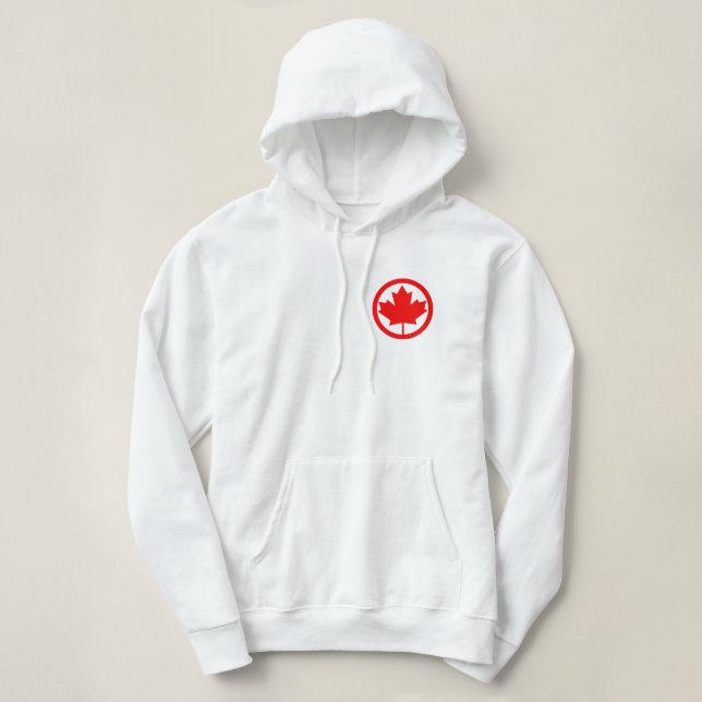 Kanada Maple Löv Sweatshirt T Shirt (Design framsida)