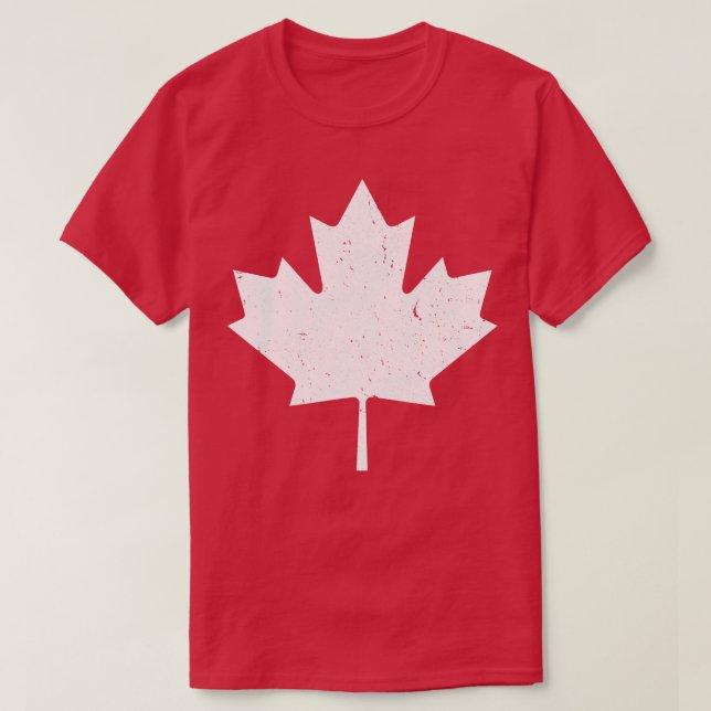 Kanada Maple Löv T Shirt (Design framsida)