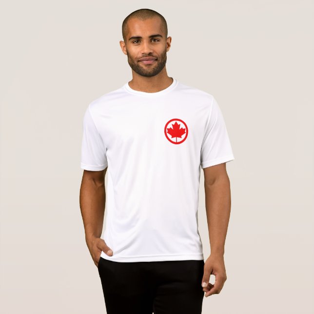Kanada Maple Löv T Shirt (Hel framsida)