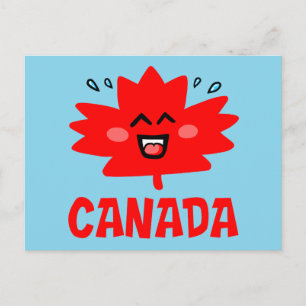 Kanada Maple Löv Vykort