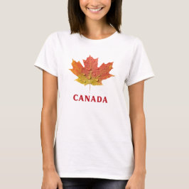 Kanada Maple Löv Women's T-Shirt