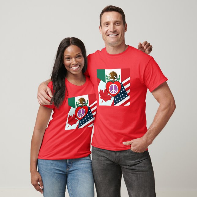 Kanada-Mexiko-USA Unisex T-Shirt (Unisex)