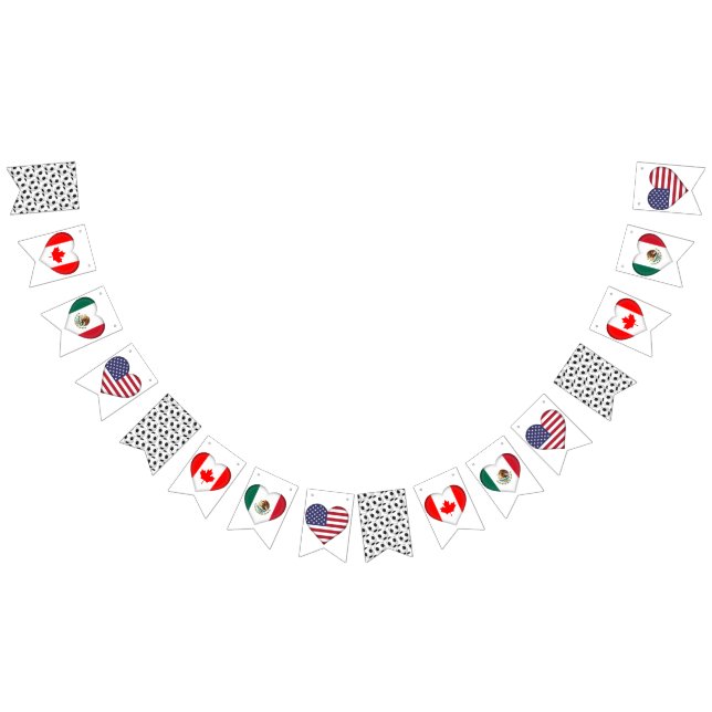 Kanada Mexiko USA värd för Football Tournament 202 Vimplar (Alla)