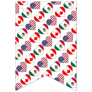 Kanada Mexiko USA värd för Football Tournament 202 Vimplar