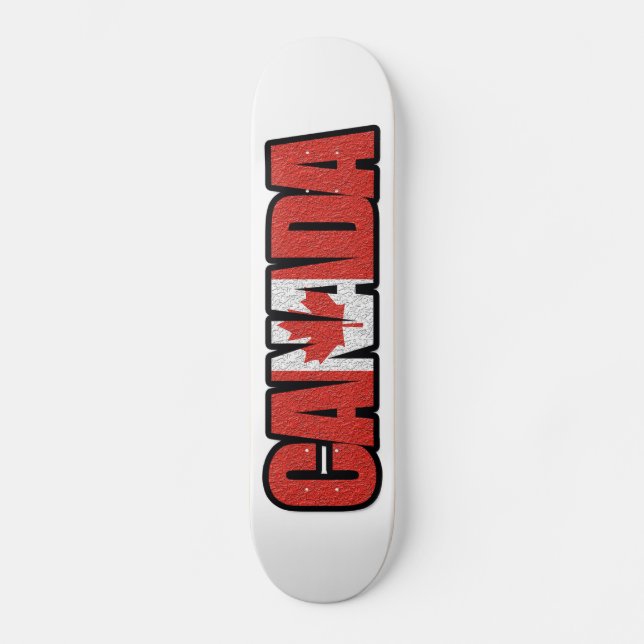 Kanada Mini Skateboard Bräda 18,5 Cm (Framsida)