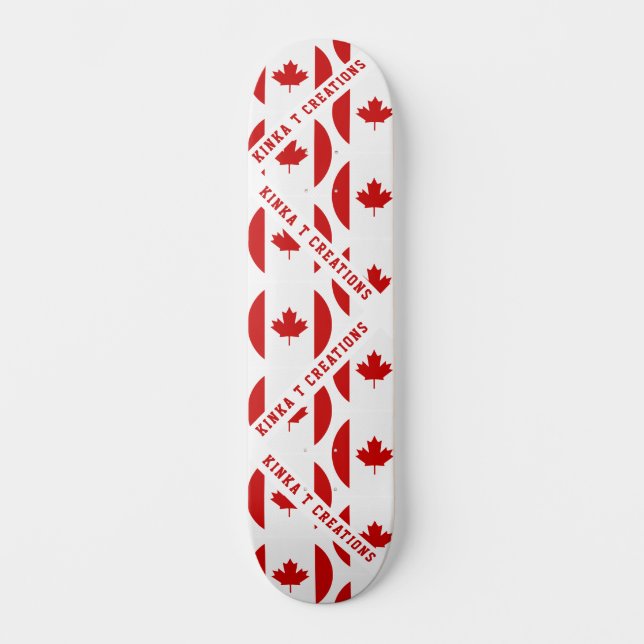 Kanada Mini Skateboard Bräda 18,5 Cm (Framsida)