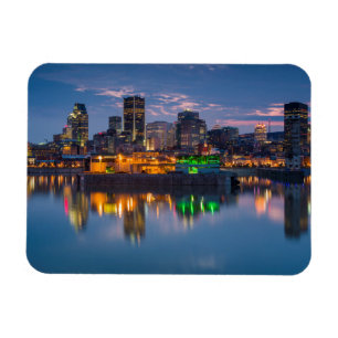 Kanada, Montreal, siluett och gammal hamn Magnet