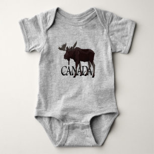 Kanada Moose Baby Bodykosti Kanada Baby Souvenir T Shirt