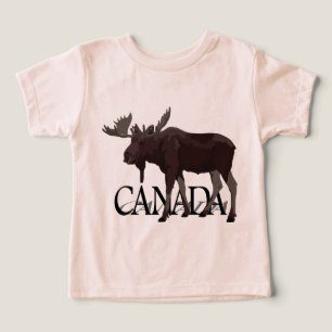 Kanada Moose T-shirt Baby Canadian Souvenir Shirt