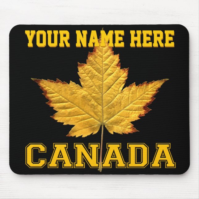 Kanada Mousepad Anpassningsbar Canada Varsity Mous Musmatta (Framsidan)