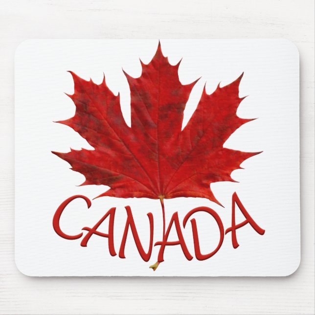 Kanada Mousepad Red Canada Maple Löv Mousepad Musmatta (Framsidan)
