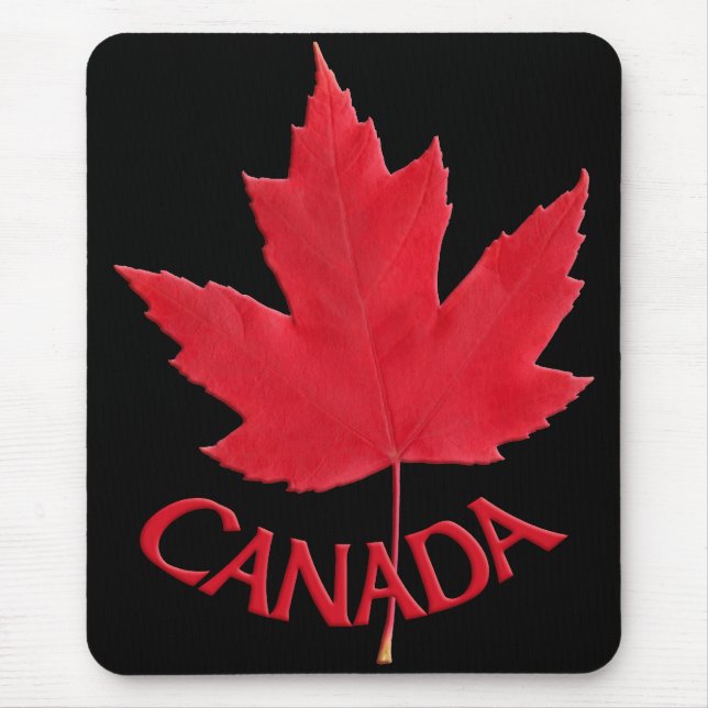Kanada Mousepad Red Canada Maple Löv Mousepad Musmatta (Framsidan)