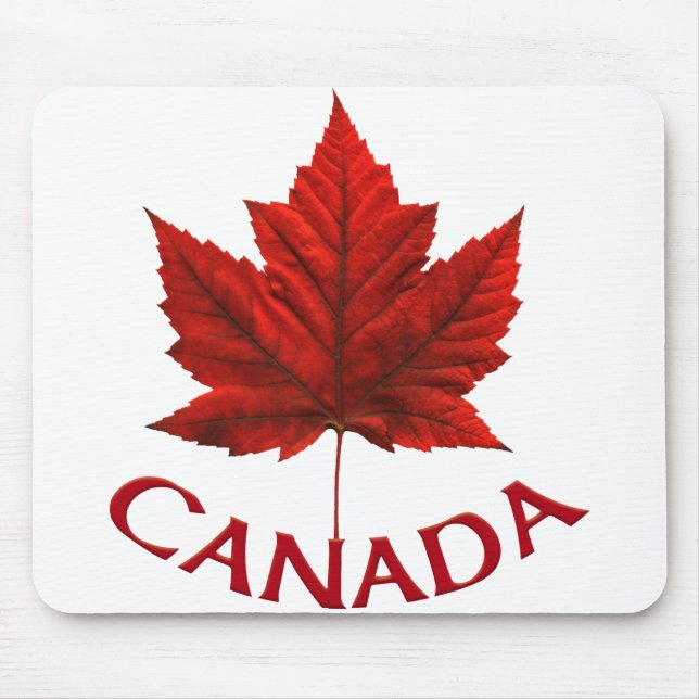 Kanada Mousepad Red Canada Maple Löv Mousepad Musmatta (Framsidan)