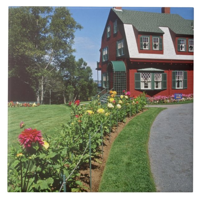 Kanada, New Brunswick, Campobello Island. 2 Kakelplatta (Framsidan)