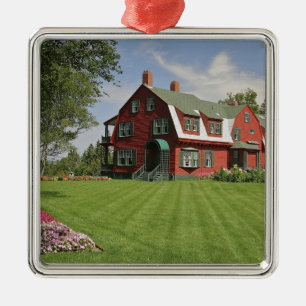 Kanada, New Brunswick, Campobello Island. Julgransprydnad Metall