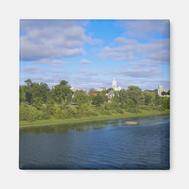 Kanada, New Brunswick, Fredericton, City view Magnet (Framsidan)