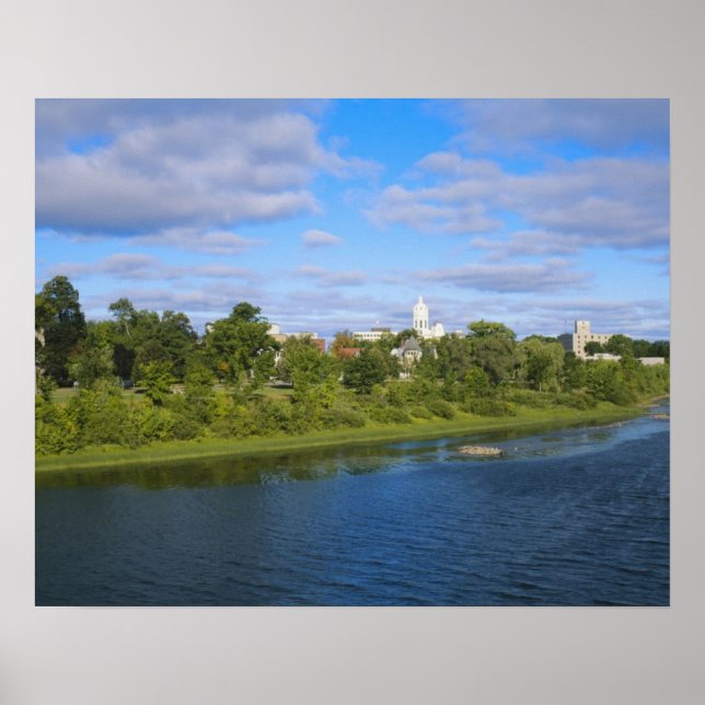 Kanada, New Brunswick, Fredericton, Stadsvy Poster (Framsidan)