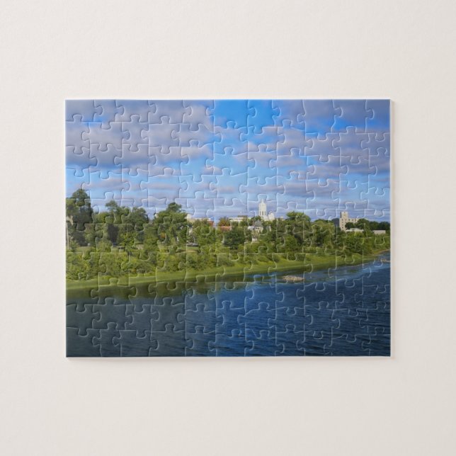 Kanada, New Brunswick, Fredericton, Stadsvy Pussel (Horisontell)