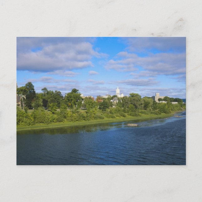 Kanada, New Brunswick, Fredericton, Stadsvy Vykort (Framsida)