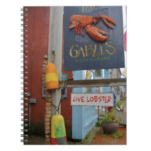Kanada, New Brunswick, St Andrews. Färgglad Anteckningsbok