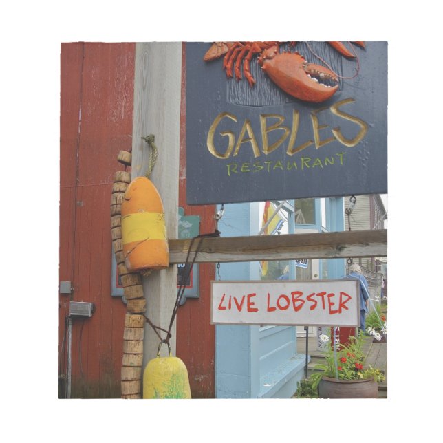 Kanada, New Brunswick, St Andrews. Färgstark Anteckningsblock (Framsida)