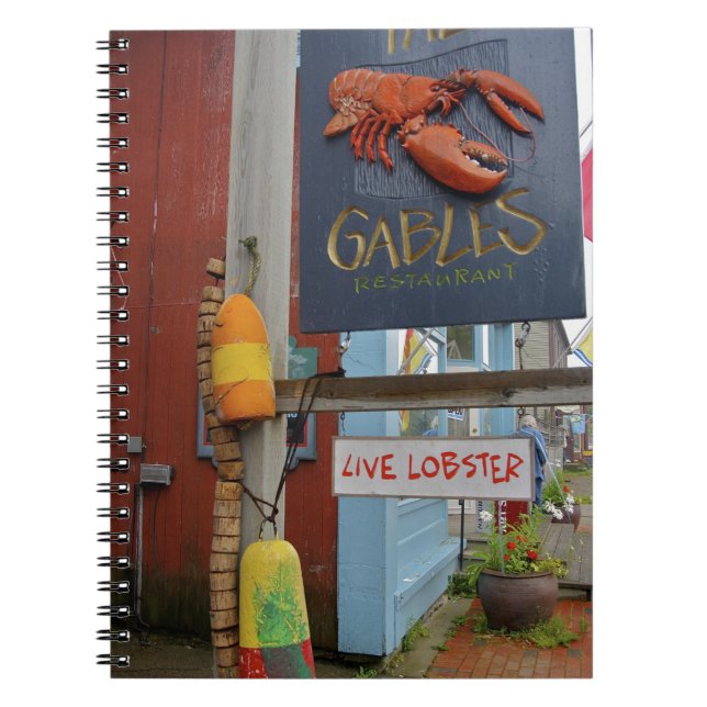 Kanada, New Brunswick, St Andrews.Färgstark Anteckningsbok (Framsidan)