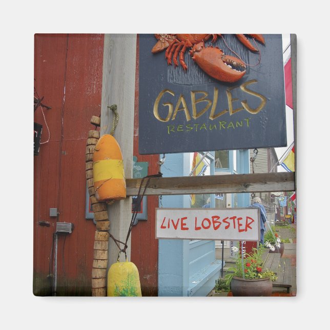 Kanada, New Brunswick, St Andrews. Färgstark Magnet (Framsidan)