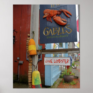 Kanada, New Brunswick, St Andrews.Färgstark Poster