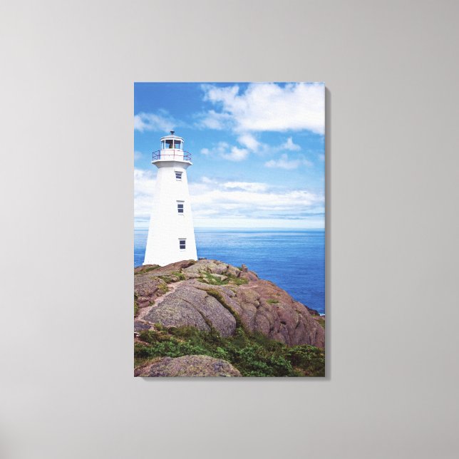 Kanada, Newfoundland, Cape Spear National Canvastryck (Framsida)