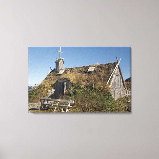 Kanada, Newfoundland och Labrador, L'Anse Aux Canvastryck (Framsida)