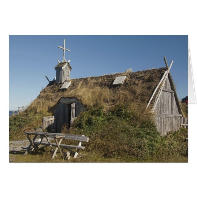 Kanada, Newfoundland och Labrador, L'Anse Aux Hälsningskort (Framsidan Horizontal)