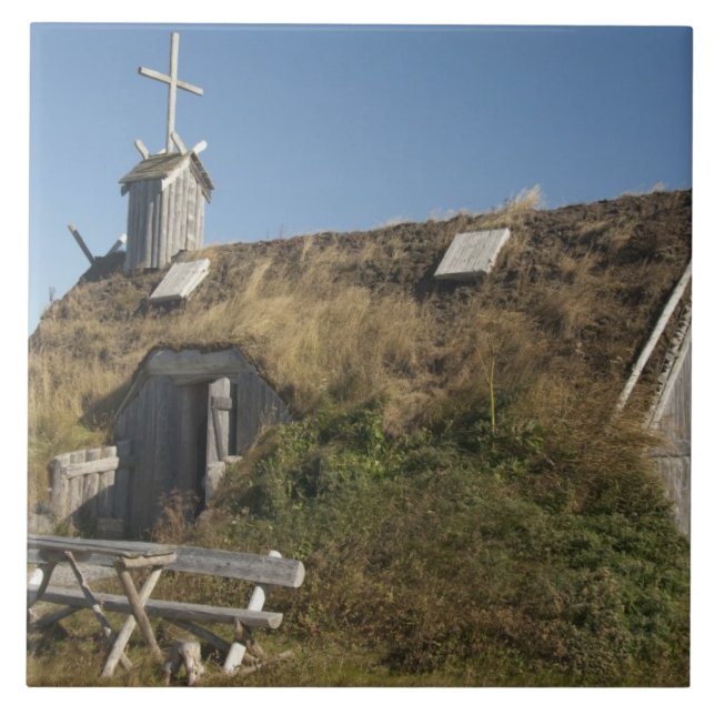 Kanada, Newfoundland och Labrador, L'Anse Aux Kakelplatta (Framsidan)