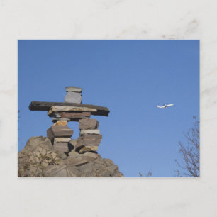 Kanada, Newfoundland, St. John's. Inukshuk (att Vykort