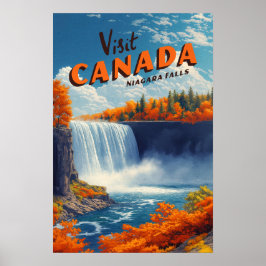 Kanada Niagara Falls Resemålningaffisch Poster