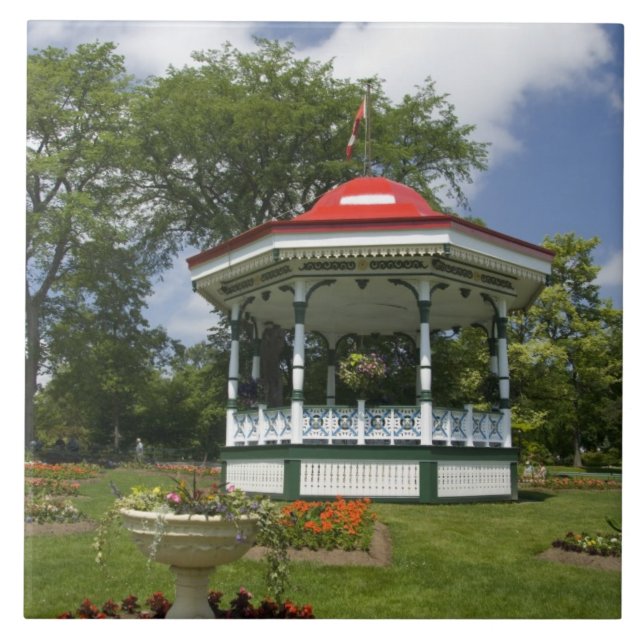 Kanada, Nova Scotia, Halifax, Public Gardens. 2 Kakelplatta (Framsidan)