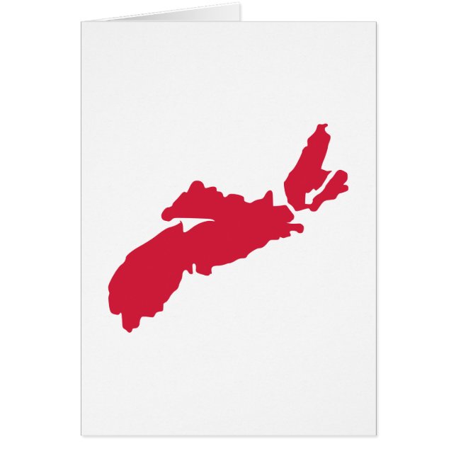 Kanada - Nova Scotia Hälsningskort (Framsidan)