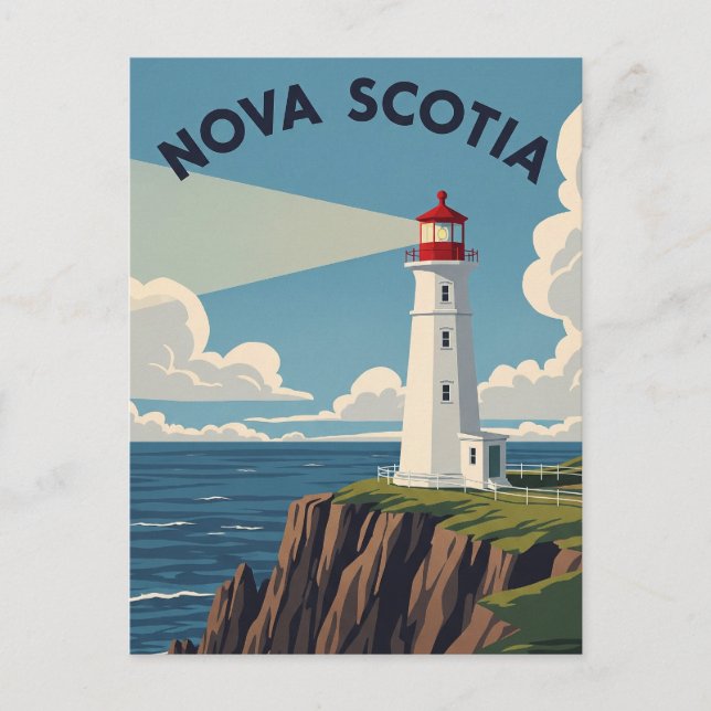 Kanada Nova Scotia Lighthouse Vykort (Framsida)