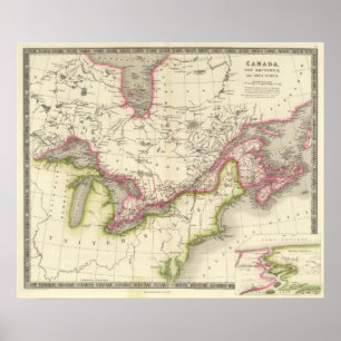 Kanada, nya Brusnwick och Nova Scotia Poster