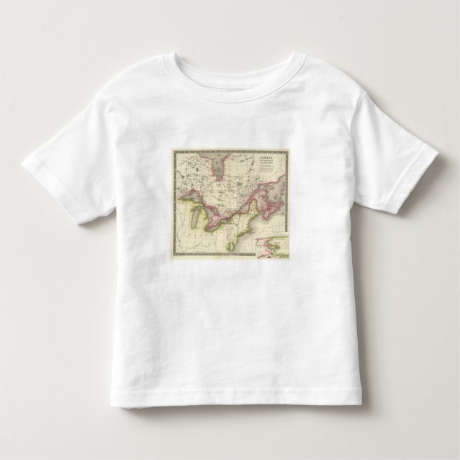 Kanada, nya Brusnwick och Nova Scotia T Shirt (Framsida)