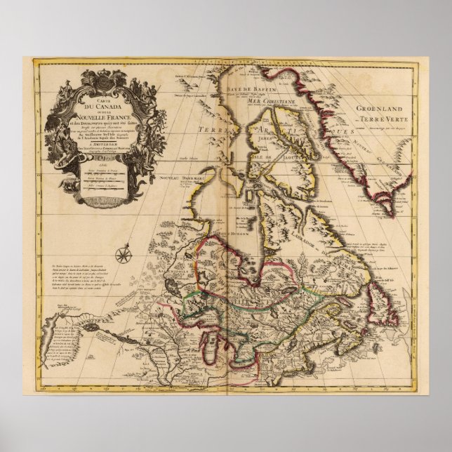 Kanada och Förenade Stater Poster (Framsidan)