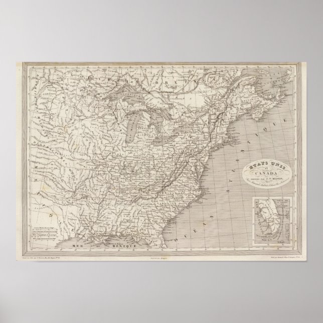 Kanada och Förenade Stater Poster (Framsidan)