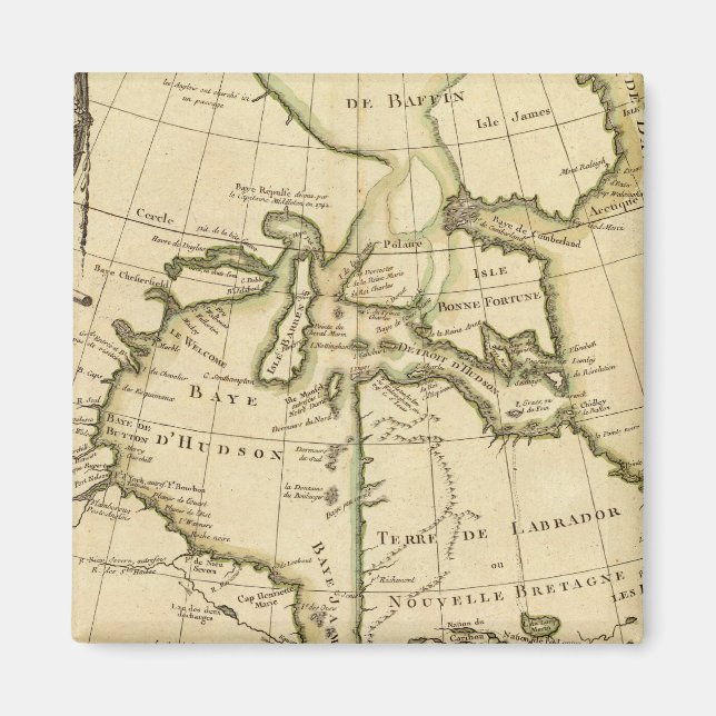 Kanada och Grönland Magnet (Framsidan)