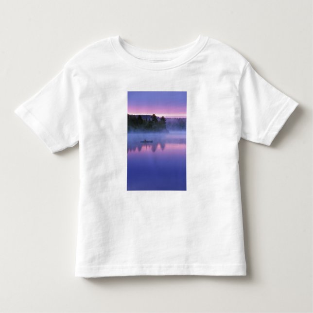 Kanada, Ontario, Algonguin Park, Canoeist på Tee Shirt (Framsida)