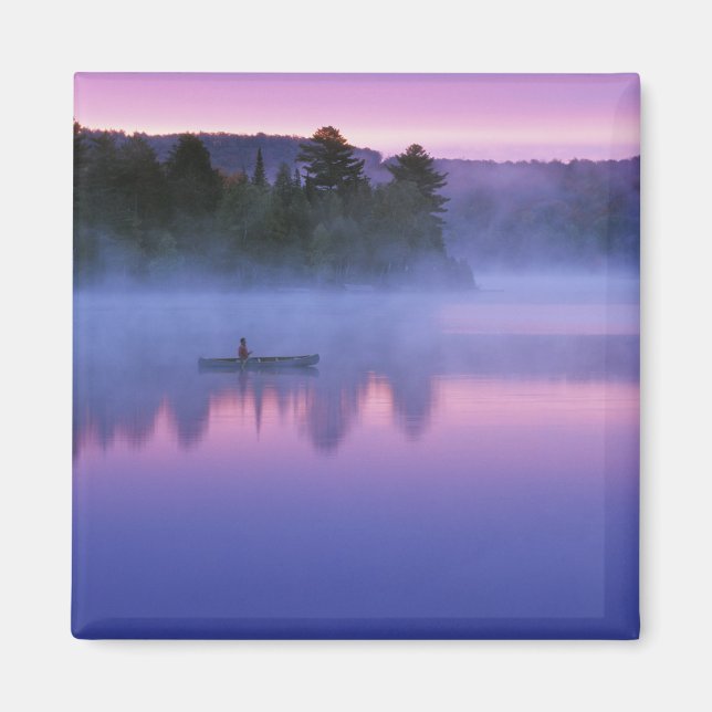 Kanada, Ontario, Algonguin Park, Kanotist på Magnet (Framsidan)