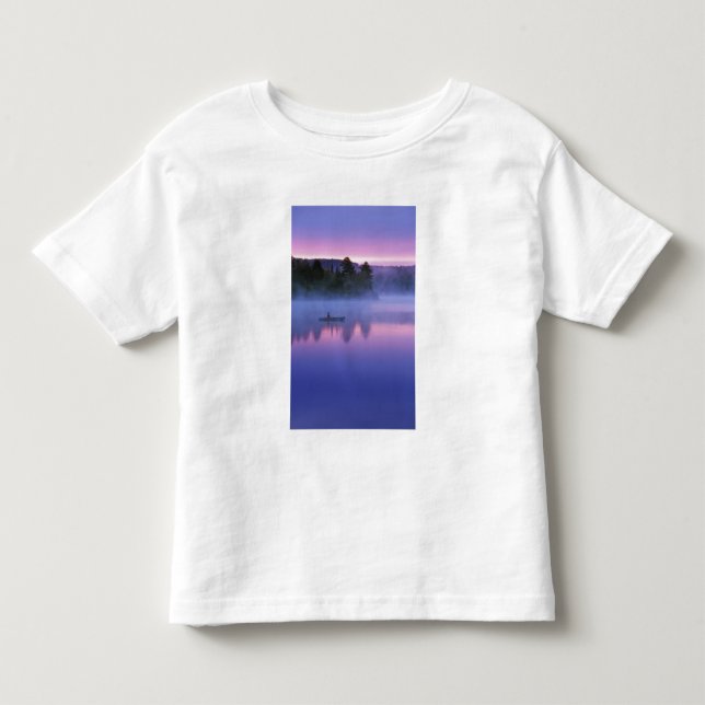 Kanada, Ontario, Algonguin Park, Kanotist på Tee Shirt (Framsida)